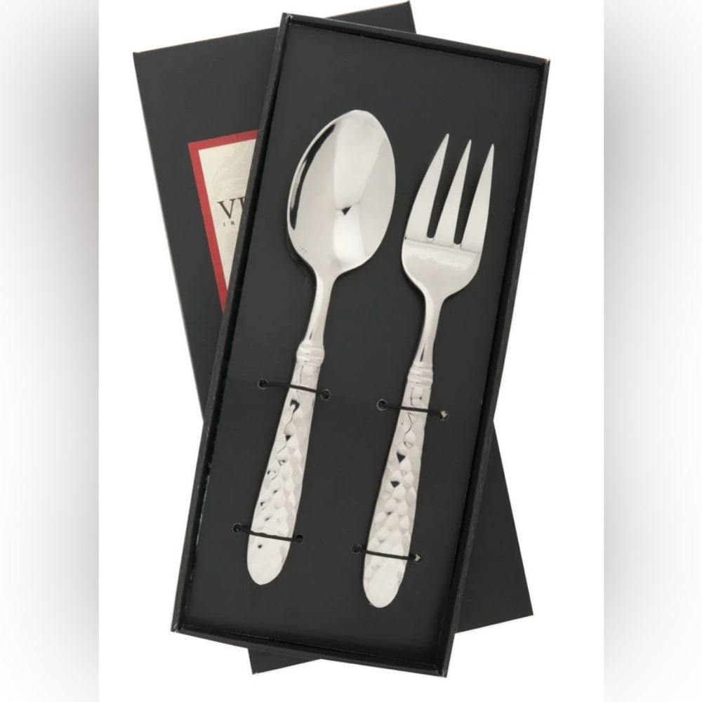 VIETRI Martellato Serving Set new in gift Lumezzane Italy by the Bugatti family